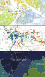 Maps of race, jobs, and income