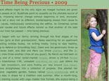 Time Being Precious &bull; 2009